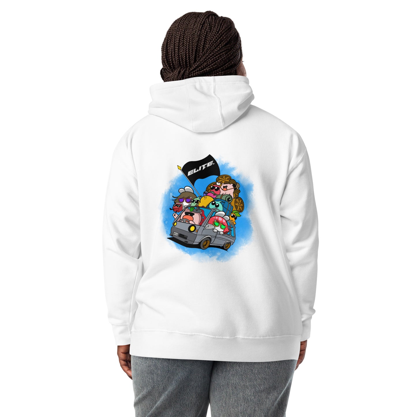 Roadtrip back Elite Hoodie W